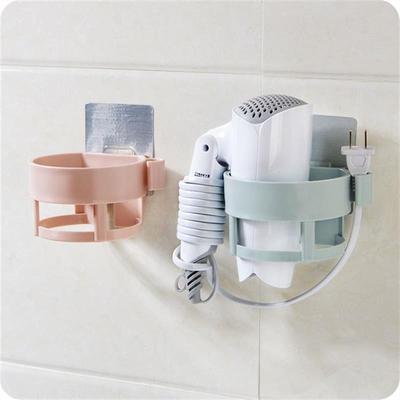 wall cabinet hair dryer holder blower hanger metal hooks
