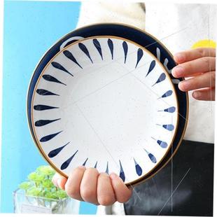 Home ceramic dishes, dishes for dinner home soup plate set