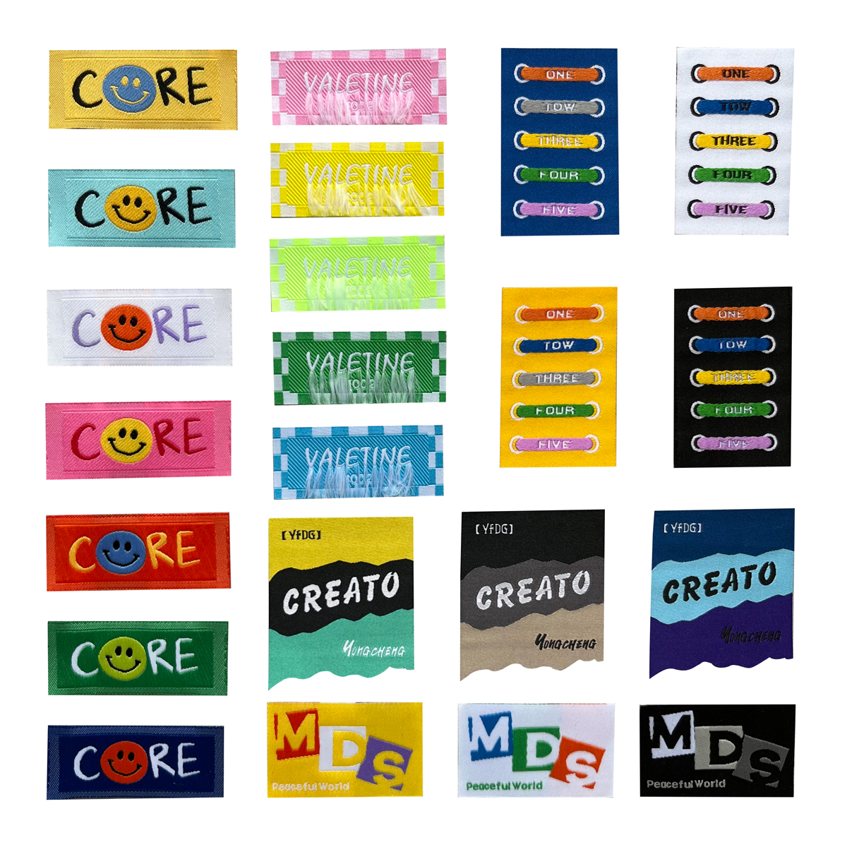 moree织唛装饰贴花缝纫款布标签