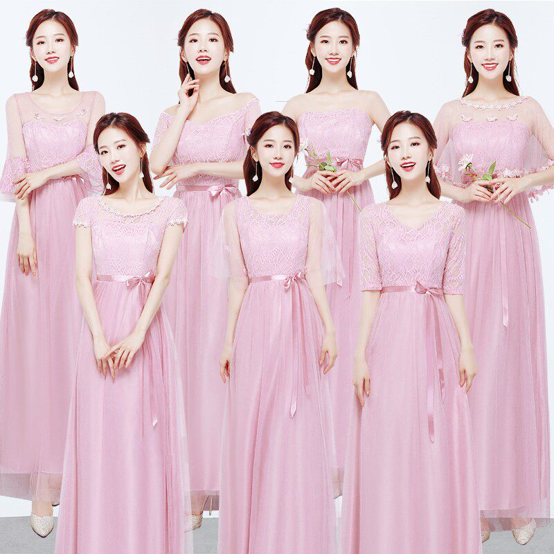 Bridesmaid full dress Show thin girl student Dress senior Awards Ceremony 2020 Chorus Yarn skirt Western Appointment Shouldersin the Women's clothing/Boutique , Wedding/Cheongsam/Formal dress , Formal dress/Evening  category - from Buy2taobao.com to provide professional Taobao agent buy service