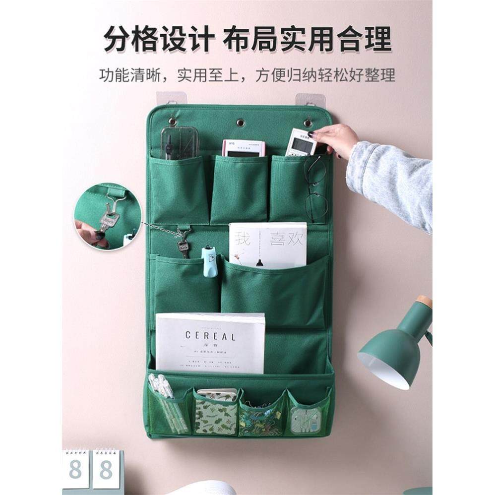 日本进口品质大号加厚牛津布挂壁式收纳袋门后墙上挂墙学生宿舍