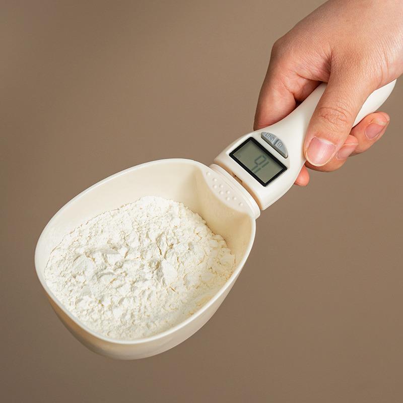 日本进口精工烘焙电子量勺秤克数称重计量刻度勺定量手持电子秤
