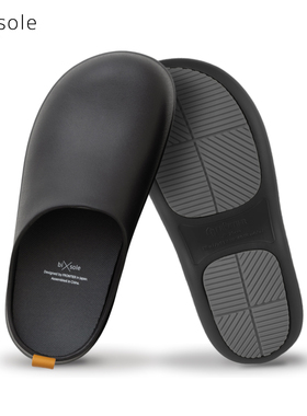 日本FRONTIERbi×sole日本款TPR底情侣男女EVA防滑厨师鞋休闲鞋