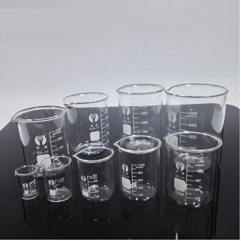 医用儿童喝药小量杯带刻度50家用小号婴儿玻璃烧杯耐高温100ml