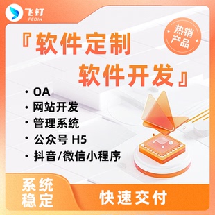 飞钉无代码软件开发定制小程序物联网管理系统OA网站H5系统crm