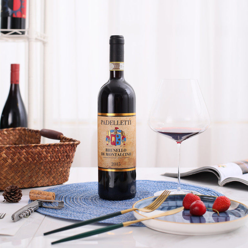 意大利传统派名家佩乐缇padelletti布鲁奈罗 brunello 干红葡萄酒