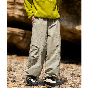 男女城市户外直筒加绒休闲裤 Mountain 裤 山系加厚工装 valley冬季