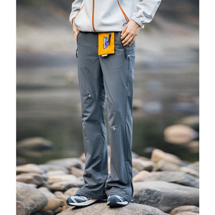 Mountainvalley山系户外软壳轻量高弹速干徒步登山修身 女 微喇长裤