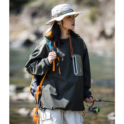 MountainValley春夏户外山系防晒速干长袖打底衫骑行徒步卫衣男女