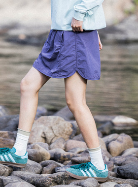 Mountainvalley户外山系速干半身裙徒步运动登山伞裙工装裙裤裙女