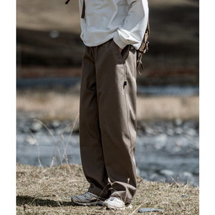 加厚保暖休闲裤 Mountain 裤 松紧腰加绒直筒工装 男女 valley冬季