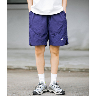 短裤 Mountain valley2024SS户外城市运动骑行徒步宽松速干五分裤