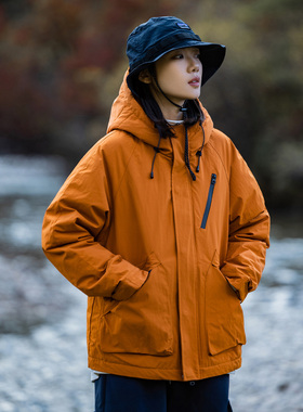 Mountainvalley2023冬装户外山系防水90白鸭绒连帽冲锋羽绒服男女