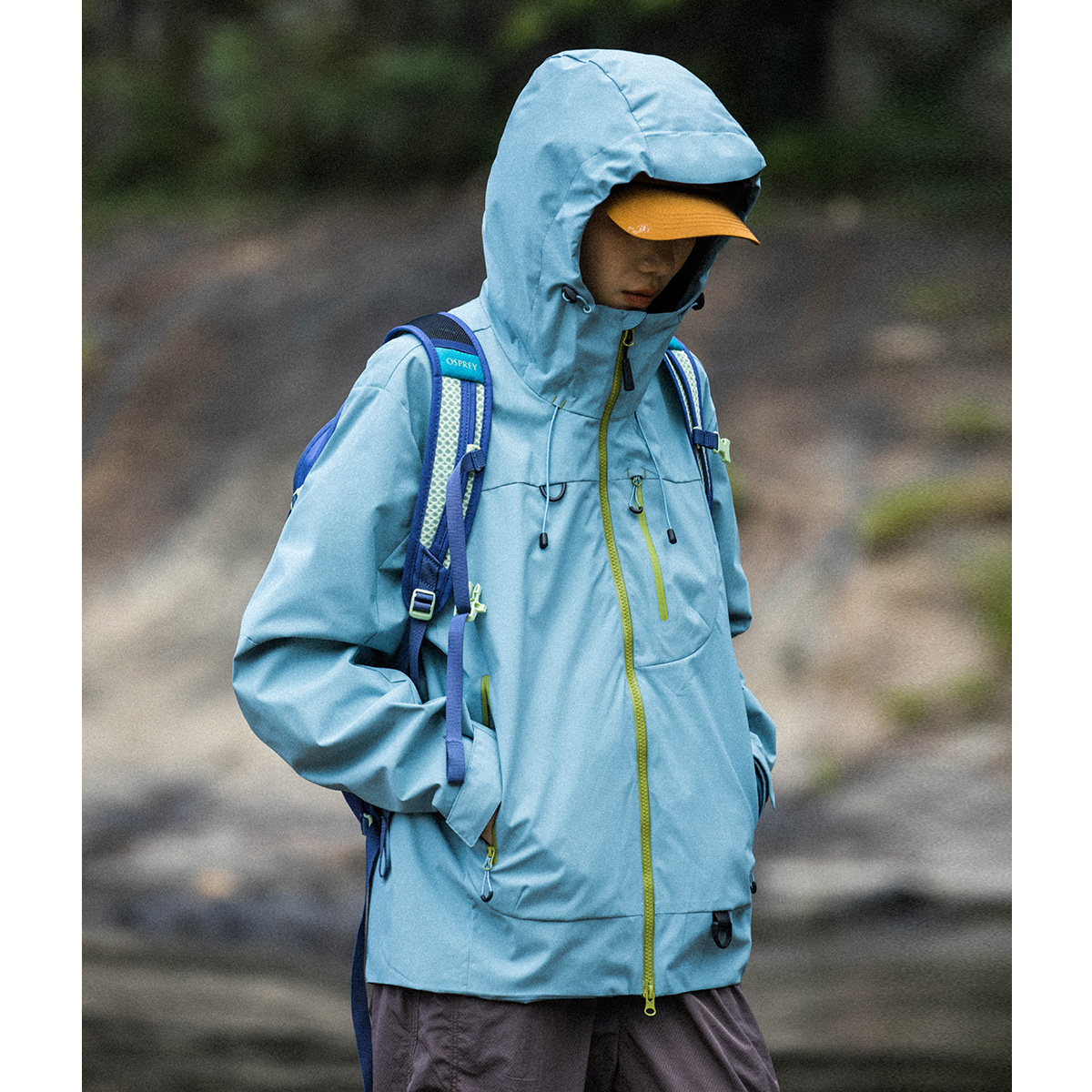 山系户外三合一抓绒防风防水外套