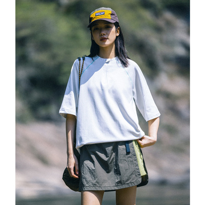 MountainValley户外运动速干半身裙A字短裙防走光网球徒步裙裤女