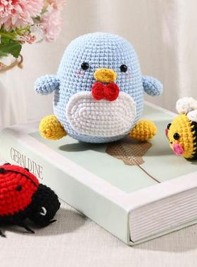 DIY Handmade Doll Crochet Kit For Beginners Penguin Sewing M