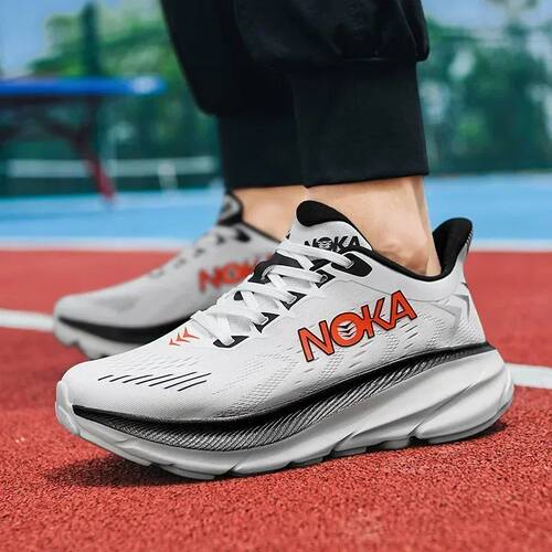 Men's Running Shoes Jogging Breathable Mesh Cushioning Non-S