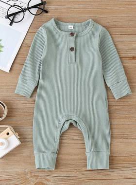 Autumn Newborn Infant Baby Boys Girls Romper Playsuit Overal