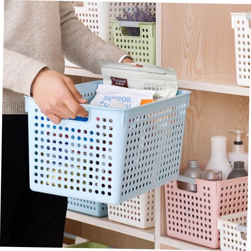 Basket office storage basket plastic A4 basket magazine rac1