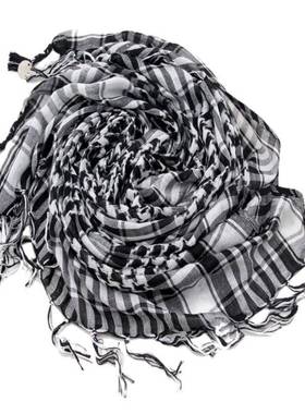 Arab Keffiyeh Men Winter Military Tactical Windproof Scarf B