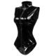 sleeveless patent leather Tight jumpsuit紧身无袖 漆皮连体衣女