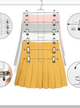 6 Layer Clothes Hangers Multilayer Skirt Trouser Hanger for