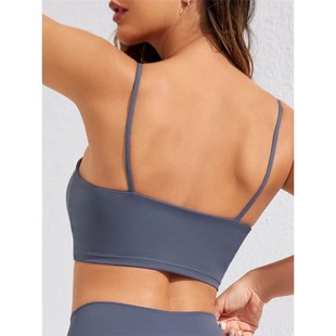 Women Sports Bra Top Push Up Fitness Running Vest Gym Workou