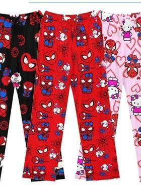 Cute Sanrio Cartoon Pajamas Anime Hello Kitty Pants Multicol