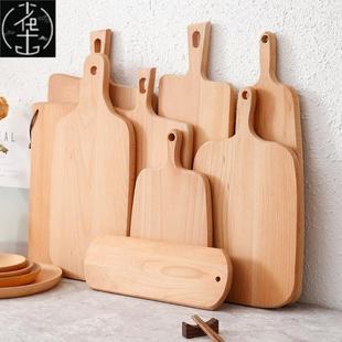 Kitchen Wooden Chopping Blocks Beech Pizza面包 Cutting Board