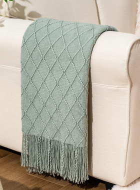 Battilo Throw Blanket Knitted Throws Sofa Blankets Bed Plaid