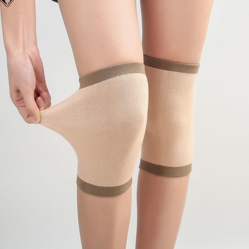 Add plush kneepad to keep warm old cold legs for men and