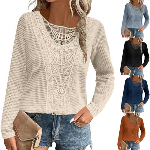 Europe And America 2026temu Pineapple Lace Stitching Women's