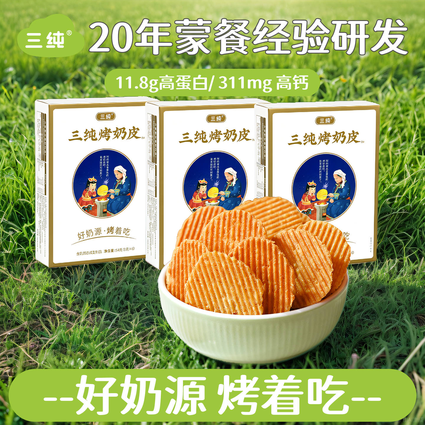 三纯烤奶皮配料表没有科技