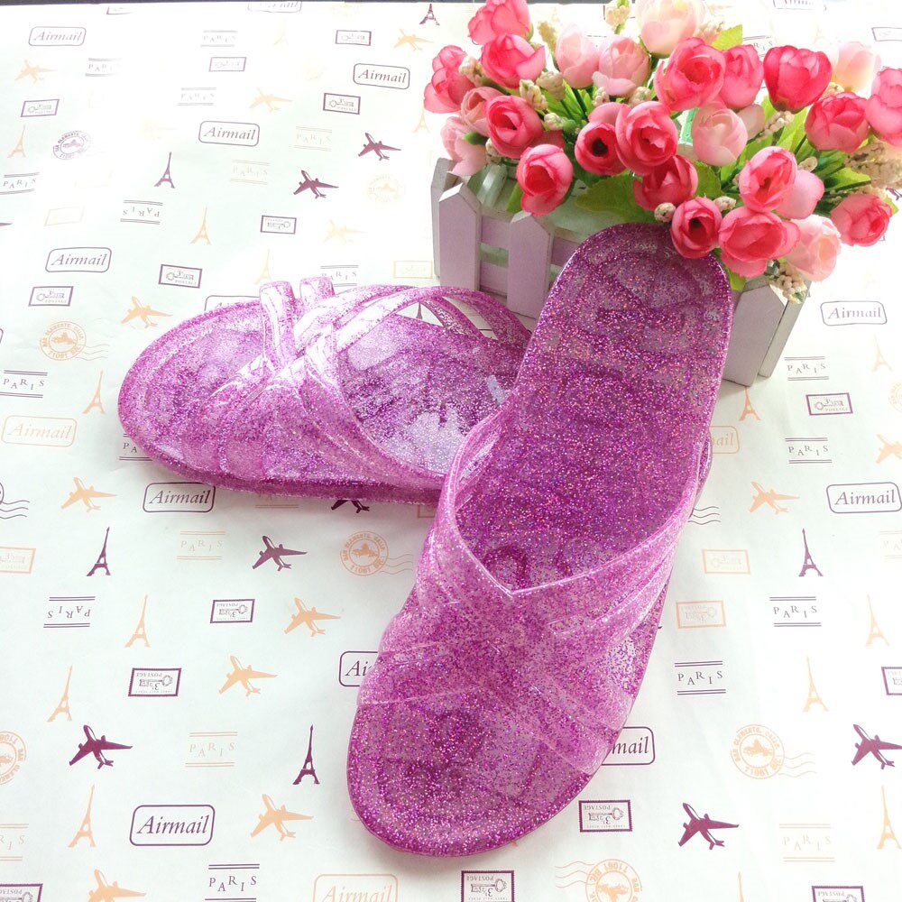 new pattern Flat drag ventilation Plastic crystal slipper soft sole Soft glue household Women's Shoes Ladies womanin the Women's Shoes, Slippers  category - from Buy2taobao.com to provide professional Taobao agent buy service