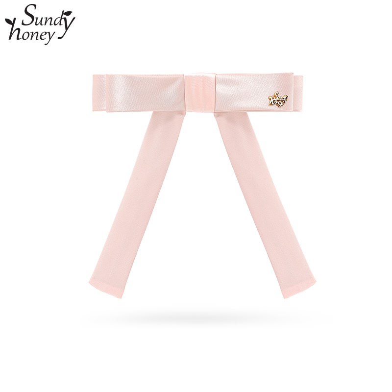 黑色气质温柔风蝴蝶结发夹