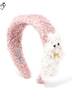 Sundyhoney瑞丽风绒绒发箍精灵范秀气头箍暖暖少女心秋冬新款发饰