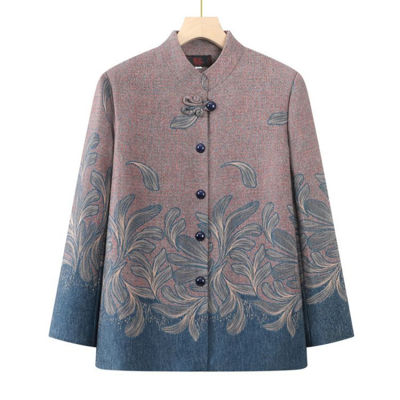 中老年妈妈加绒保暖外套