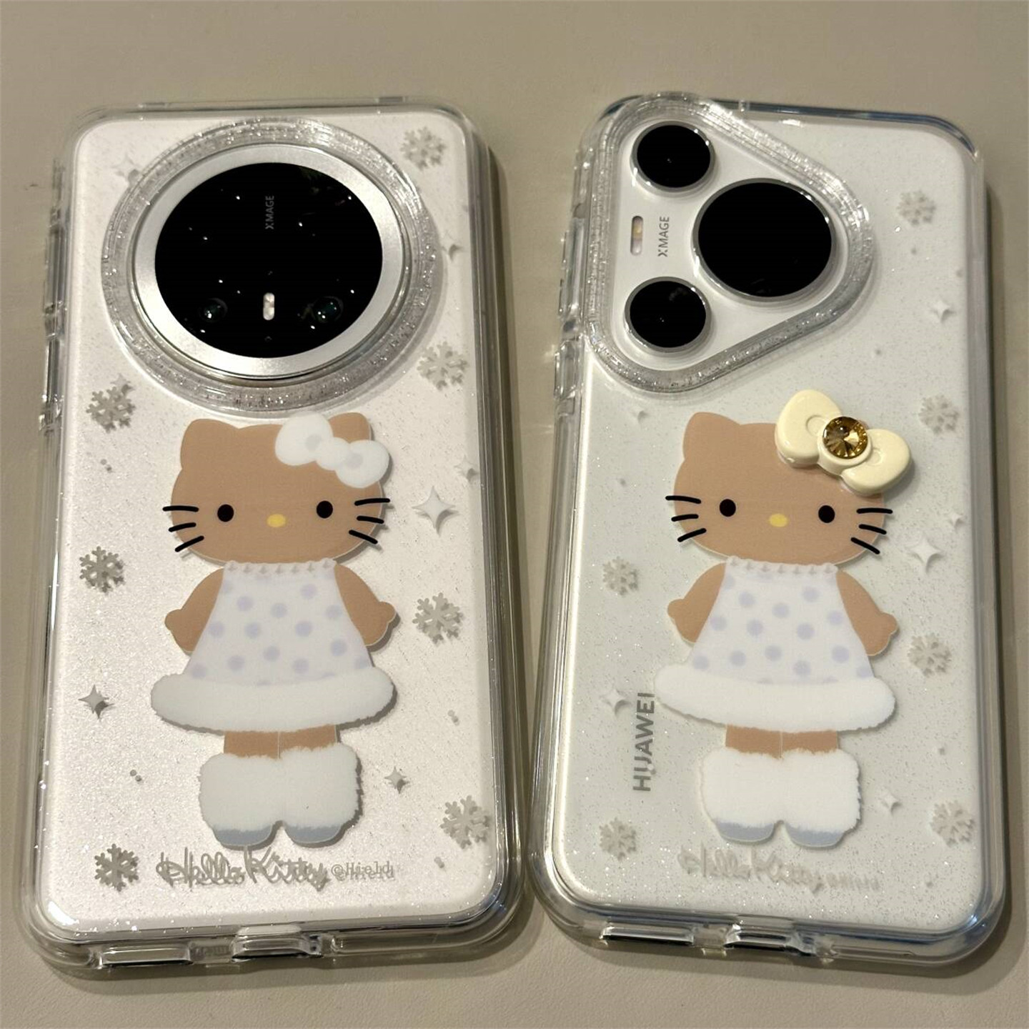 圆边双层雪花穿裙子KT猫适用华为Mate80promax手机壳链条Mate70pro立体蝴蝶结Pura70pro透明新款防摔保护套60,3C数码配件,手机保护套/壳,淘宝优惠券,粉丝福利购,淘宝优惠卷