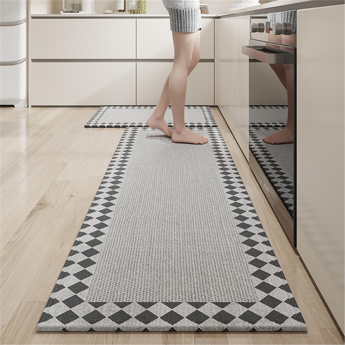 2025年新款厨房地垫专用高端加厚防滑防油防水垫门口耐脏脚垫地毯
