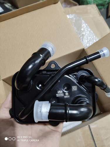 新胜达全新胜达IX45索兰托格瑞名图领动变速箱散热加热器冷却器