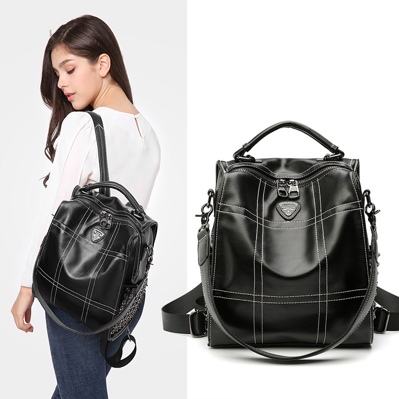 珂尔袋鼠双肩包女2021年新款时尚多功能韩版防盗书包潮大容量背包在类目 箱包皮具/热销女包/男包, 双肩背包中 - 来自Buy2taobao.com提供专业的淘宝代购服务