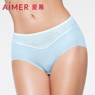 AM221371 3件包 爱慕aimer爱慕KiKi裤 中腰三角内裤