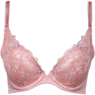 爱慕内衣女红品本命年小胸聚拢文胸侧收副乳浪漫刺绣AM11HC1