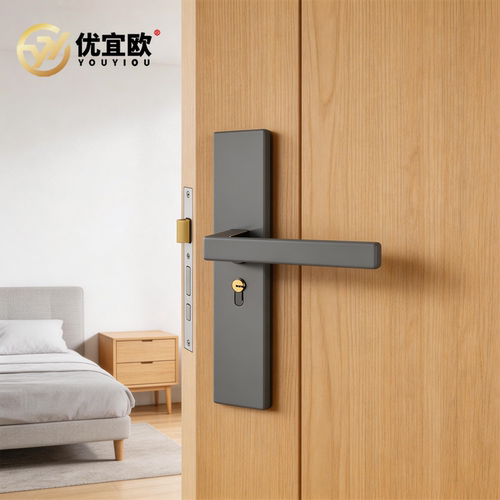 磁吸室内门锁双锁舌静音