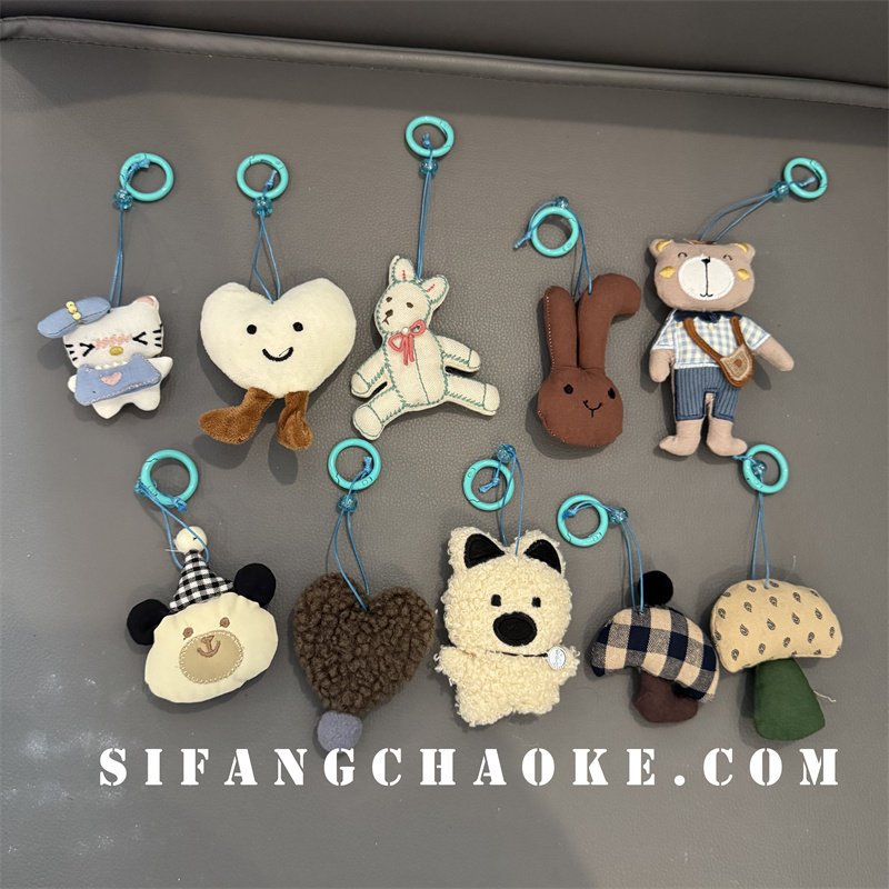 新款布艺秋冬毛绒珍珠小猫链条手机壳挂件车钥匙扣包包挂件,节庆用品/礼品,钥匙扣,淘宝优惠券,粉丝福利购,淘宝优惠卷