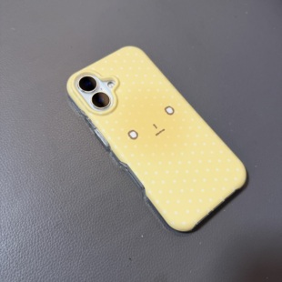 表情奶黄色夏季 新款 适用iPhone17Promax手机壳17 17Pm壳百搭 16Pro套个性