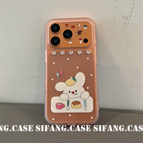 可爱卡通透色适用iPhone17Promax手机壳16/17/17Pro套个性百搭16P壳