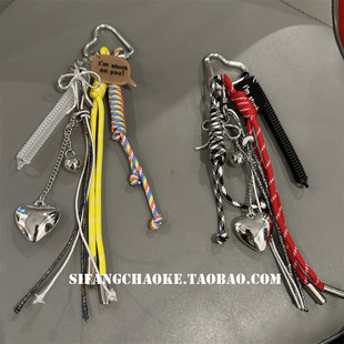 尼龙绳自制相机钥匙扣车百搭创意手机壳挂绳airpods耳机套挂链条