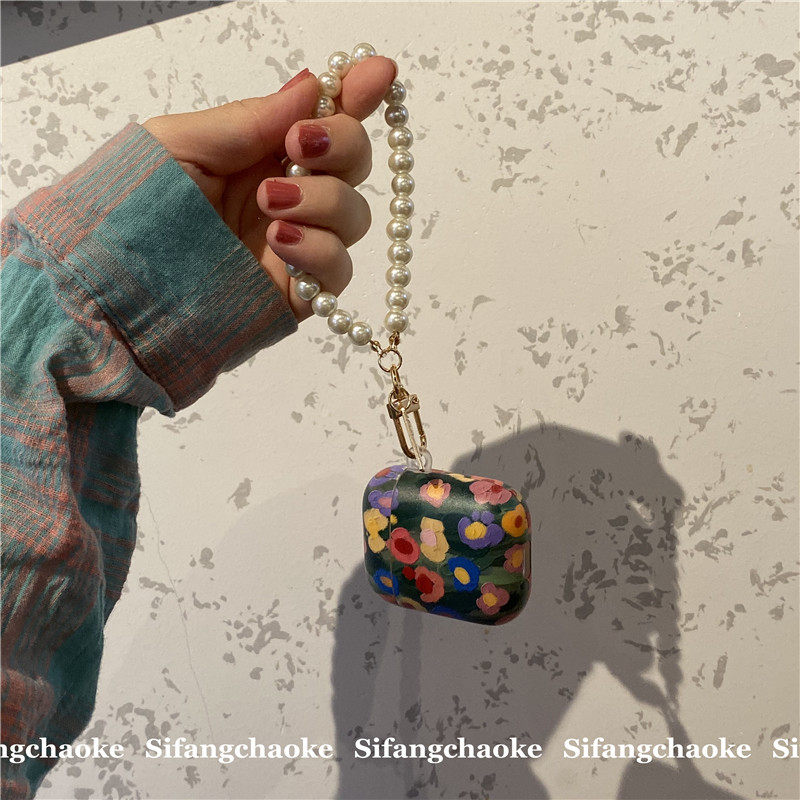 复古小花朵适用airpods耳机套1/2代软3代Pro个性少女心蓝牙耳机套,3C数码配件,耳机保护套,淘宝优惠券,粉丝福利购,淘宝优惠卷