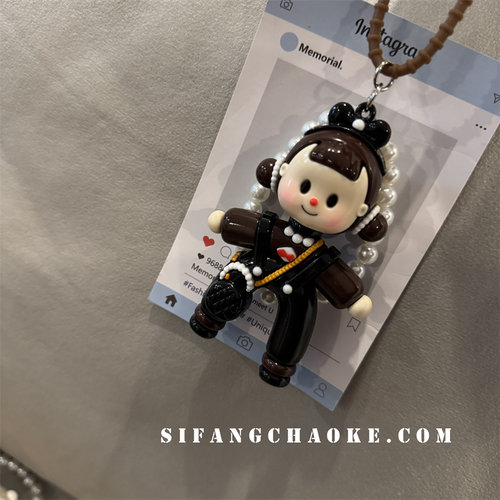 劈叉妹多妹挂件车挂配件包包高级感钥匙扣可爱创意礼品包挂饰